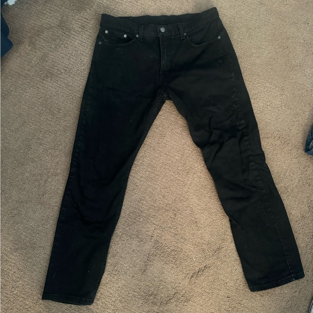 Men’s Levi’s 502 Black Jeans 33 x 30